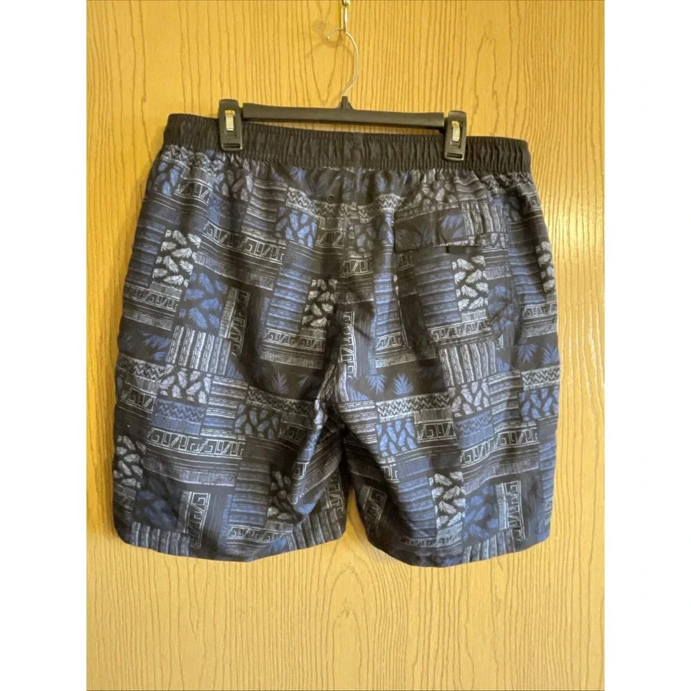 Kirkland Signature Men's Swim Short (Navy Patchwork Size XL) Swim‎ Trunks